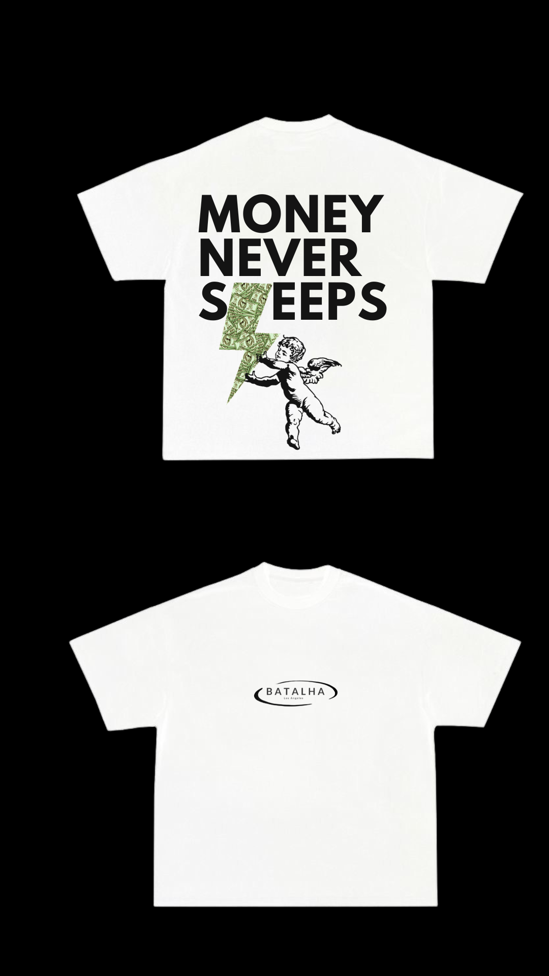 Money Never Sleeps - White